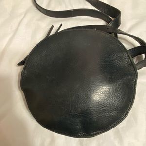Madewell Black Simple Round Crossbody